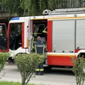 Gori magacinski prostor u Zrenjaninu: Vatrogasci na licu mesta