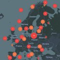 (Mapa) Crvene tačke prekrile kontinent, Evropa pod udarom nevidljivog rata! Putin je izveo više od 500 napada