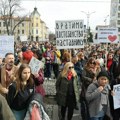 Sa protesta u Nišu građani pozvani na sutrašnji Sretenjski skup u Kragujevcu