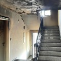 Istopili se gelender i rasveta, malter pada sa plafona: Prvi snimci iz zgrade nakon jezivog požara u Surčinu