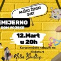 Neša Bridžis i premijera predstave „Muško-ženski svet“ 12. marta u Nišu