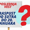 SAZNAJEMO - Zimski raspust počinje u ponedeljak?