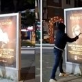 Polupana reklama koncerta u čast zločinca Ridvana Ćazimija u Bujanovcu: Pripadnik Delija ga razlupao čekićem
