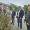 Ministar Glamočić i gradonačelnik Dašić u poseti porodicama pogođenim požarom