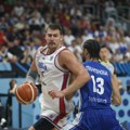 Kraj prvog poluvremena Srbija-Finska - 48:44