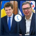 Вучић са председником Румуније о свим билатералним питањима од значаја за две земље