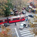 Težak lančani sudar kod Mašinskog fakulteta: Sudarila se tri automobila i tramvaj, opšta drama na raskrsnici (foto)