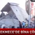 Srušila se zgrada U Istanbulu! Jezivi prvi snimak nesreće, ljudi zarobljeni u ruševinama (video)