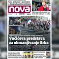 „Nova“ piše: Vučićeva predstava za obmanjivanje Srba