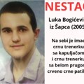 Nestao mladić (21) iz Šapca: Luka je poslednji put viđen u Novom Sadu