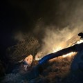 (Foto, video) Zarobljene krave i konji nisu mogli da se pomere, vatra ih okružila, a onda su stigli vatrogasci heroji…
