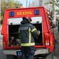 Zapalio se autobus na liniji Beograd-Lazarevac: Crni dim kulja iz vozila VIDEO