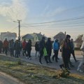 Studenti Fakulteta tehničkih nauka u Čačku peške idu na protest u Kragujevac