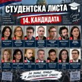Poznato 14 imena „Studentske liste – Studenti pobeđuju“, konačan spisak još nije utvrđen