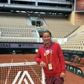 TRUD SE ISPLATIO: Anastasija Cvetković (TAŽ) debitovala na juniorskom Rolan Garosu