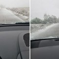 Od vejavice jedva se vidi put! Ovako od jutros izgleda okolina Kruševca, vozači oprez