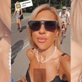 (Video) Ljudi zanemeli na Adi Ciganliji! Jovana Jeremić protutnjala na rolerima u mikro šortsu i brusu sa zlatnim lancima…