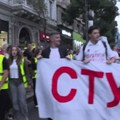 Studenti predaju izbornu listu: Šetnja od Rektorata do RIK krenula uz "Marš na Drinu"