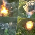 Moćni T-90M upao u ambis tokom borbe: Izviđački dron zabeležio dramu kod Bahmuta posada istrčala sekund pre eksplozije…
