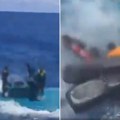 Presretnuta podmornica usred okeana! Dramatičan snimak hapšenja, otkriveni krijumčari