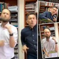Studente zovu uz pesmu i igru: Profesor FPN i bivši poslanik Dušan Pavlović sa kolegom repuje: Ovako poziva na upis master…