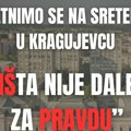 Studenti iz Niša najavili šetnju do Kragujevca