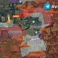 Rusi su se već probili 3 km iza Pokrovska, presekavši sve puteve iz kotla (mapa)