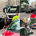 Sudar kamiona i automobila u centru Beograda Kosovska ulica blokirana, na licu mesta i Hitna pomoć