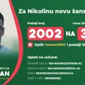 Kragujevčaninu Nikoli Saviću obezbeđeno lečenje u inostranstvu