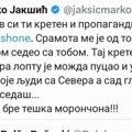 "Ti si bre morončina" Božović podelio albanski propagandni video, Jakšić mu brutalno odgovorio
