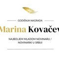 Objavljen konkurs za Godišnju nagradu "Marina Kovačev"