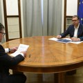 Vučić se sastao sa Miroslavom Lajčakom, izrazio zabrinutost zbog Srba na Kosovu