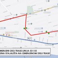 Autobusi GSP-a na linijama 53 i 55 sutra menjaju trasu kretanja