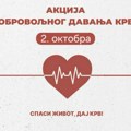 Nula i A pozitivne i negativne na minimumu: Vanredna akcija dobrovoljnog davanja krvi u Somboru, u četvrtak, 2. oktobra