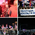 Doček kod Ušća za Srbe koji su krenuli sa KiM u Novi Sad