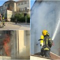 Ogroman požar zahvatio zgradu nekadašnje mlekare Plamen je ogroman, gust dim prekrio deo Čačka