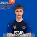 Plivač Đorđe Jovanović na Evropskom juniorskom prvenstvu u Minhenu