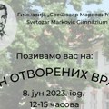 Dan otvorenih vrata : Novosadska gimnazija „Svetozar Marković“ prima osnovce