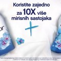 Lenor, p&g brend, predstavlja savršeni par za svežinu koja traje ceo dan - omekšivač i parfemske perlice