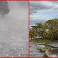 Nebo se otvorilo iznad Pariza: Vetar obarao stabla, automobili nisu mogli da se kreću od snažnih padavina (video)
