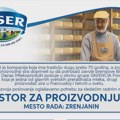 Kompanija Mlekoprodukt zapošljava: Potreban majstor za proizvodnju sira, mesto rada Zrenjanin Kompanija Mlekoprodukt…