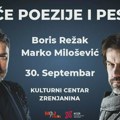 NAJAVA: Veče poezije i pesme – Muzika Borisa Režaka i pesme Marka Miloševića u Kulturnom centru Zrenjanina Kulturni centar…