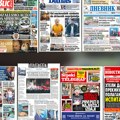 Naslovne strane današnjih novina: Prelistavanje štampe za utorak, 15. jul 2025. godine