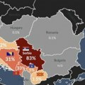 Бура у региону Карта открива где живе Срби, Хрвати у шоку, "све су то Срби, само одбијају да признају"