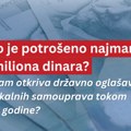 Istraživanje Lokal presa: Iz budžeta osam lokalnih samouprava platili medijima tajno 95 miliona dinara za oglašavanje