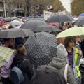 Poslednjih 16 minuta tišine ispred Pravnog fakulteta u Beogradu