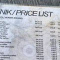 Slikao je cene pića na plaži u Hrvatskoj, a izazvao haos: Jesmo li automatski navikli da je sve skupo? (foto)