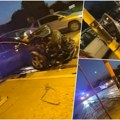 Žestok sudar u Beogradu Učestvovala 3 automobila, jedan smrskan (video)