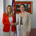 Jovanović primila novu nemačku ambasadorku u Beogradu