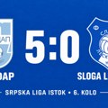 Sloga poražena u Kladovu: Đerdap slavio sa 5:0